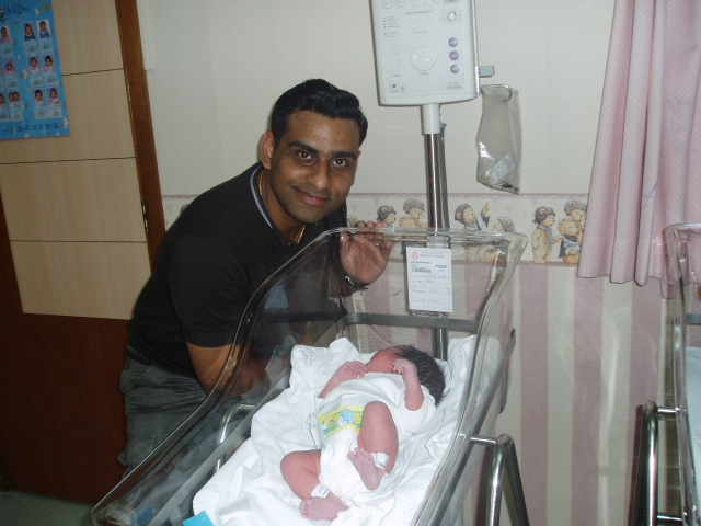 Daddy and me..