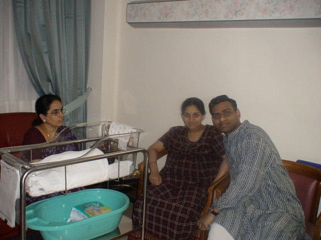 a nice evening with my family..